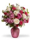 Bouquet tondo romantico