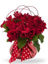 Bouquet rosso romantico