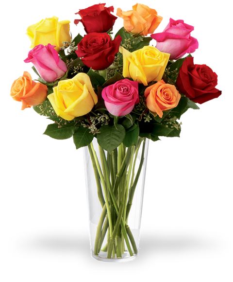 Mazzo di rose miste